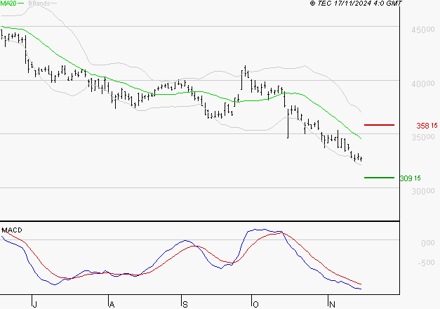 L'OREAL : Sous les résistances, une consolidation est probable