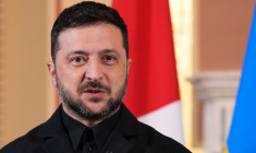 Volodymyr Zelensky à Londres, au Royaume-Uni, le 24 octobre 2025. ( POOL / KIRSTY WIGGLESWORTH )