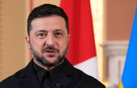 Volodymyr Zelensky à Londres, au Royaume-Uni, le 24 octobre 2025. ( POOL / KIRSTY WIGGLESWORTH )