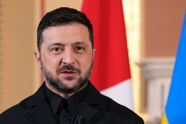 Volodymyr Zelensky à Londres, au Royaume-Uni, le 24 octobre 2025. ( POOL / KIRSTY WIGGLESWORTH )