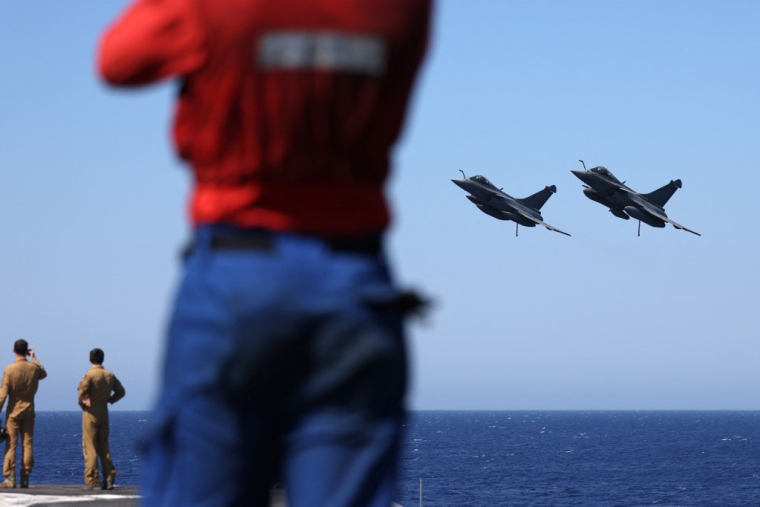 Des avions de combat Rafale. ( AFP / PASCAL POCHARD-CASABIANCA )