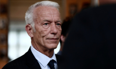 Le patron du Medef Patrick Martin, à Paris, le 30 juillet 2025  ( AFP / Thibaud MORITZ )
