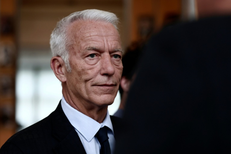 Le patron du Medef Patrick Martin, à Paris, le 30 juillet 2025 ( AFP / Thibaud MORITZ )