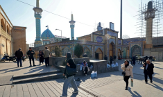 Dans le centre de Téhéran le 28 janvier 2026 ( AFP / ATTA KENARE )