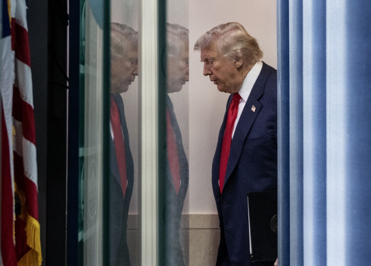 Donald Trump à Washington, aux États-Unis, le 11 août 2025. ( AFP / ANDREW CABALLERO-REYNOLDS )