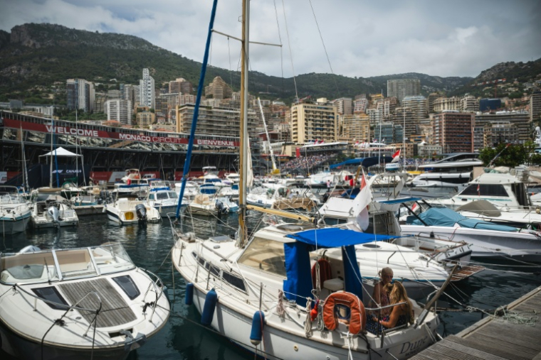 Le port de Monaco, face au circuit de Monaco, le 4 juin 2026, avant le Grand Prix de Formule 1 de Monaco. ( AFP / Andrej ISAKOVIC )