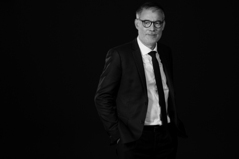 Le premier secrétaire du Parti socialiste, Olivier Faure, le 17 décembre 2025 à Paris  ( AFP / Bertrand GUAY )