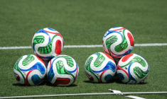 Des ballons de la coupe du Monde de la FIFA 2026