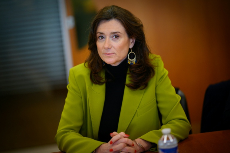 La députée Sandrine Josso, le 30 janvier 2026 à Nantes, en Loire-Atlantique ( AFP / Loic VENANCE )