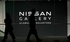 Au siège du groupe automobile Nissan à Yokohama au Japon, le 13 mai 2026 ( AFP / ANDREW CABALLERO-REYNOLDS )