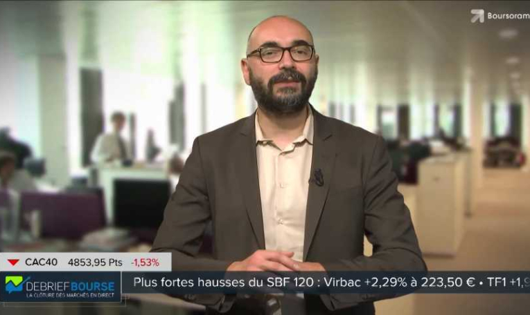 Le debrief Bourse du 21 octobre : en nette baisse, le CAC 40 repasse sous les 4900 points