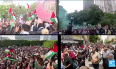 Manifestation à Paris pour dénoncer les derniers bombardements à Rafah