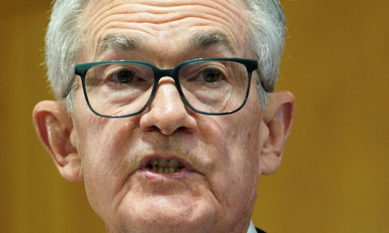 Jerome Powell, président de la Réserve fédérale, s'exprime lors de la conférence annuelle de recherche du FMI à Washington