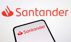 Logo de la banque Santander
