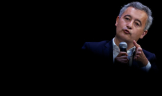 Le ministre de la Justice Gérald Darmanin à Paris le 11 avril 2026 ( AFP / Ian LANGSDON )