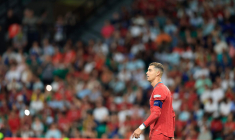 Les supporters portugais soutiennent Cristiano Ronaldo