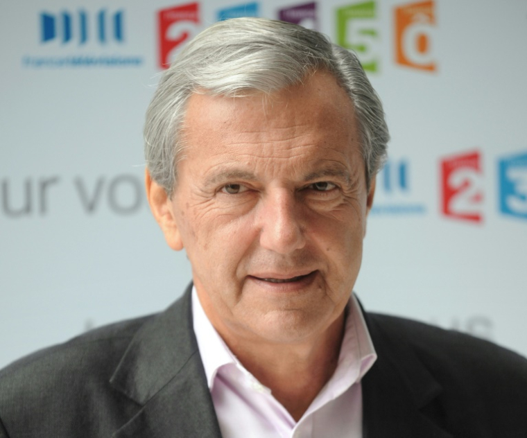 Le journaliste et présentateur de France Télévisions, Daniel Bilalian, le 27 août 2009 à Paris ( AFP / Martin BUREAU )