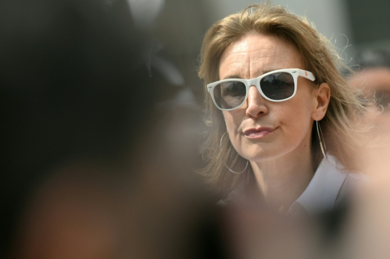 Marylise Léon à Paris le 1er mai 2026 ( AFP / Julie SEBADELHA )