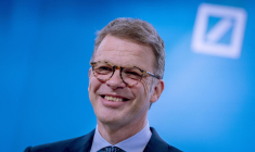 Christian Sewing, patron de la fédération allemande des banques, à Francfort le 2 février. ( POOL / MICHAEL PROBST )