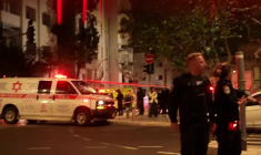 Tel-Aviv: force de sécurité sur le site où des tirs de missiles depuis l'Iran ont fait un mort