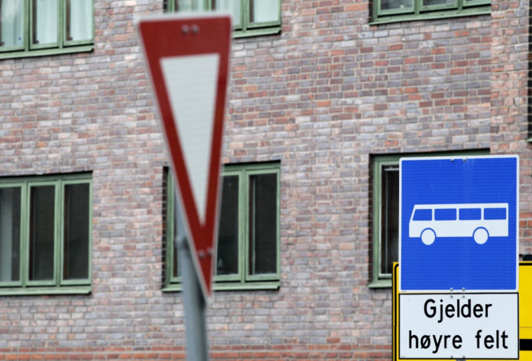 L'opérateur Ruter fait circuler quelque 300 bus électriques chinois à Oslo et dans ses environs (illustration) ( AFP / DANIEL SANNUM LAUTEN )