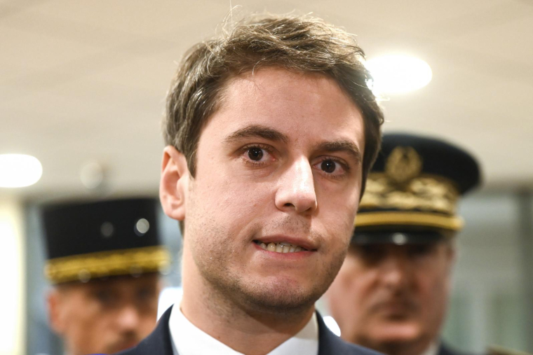 Gabriel Attal, à Bullecourt, le 22 novembre 2022 ( AFP / FRANCOIS LO PRESTI )