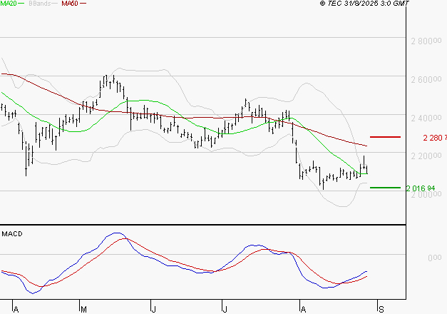 HERMES INTERNATIONAL : Attendre un test du support