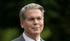 Le secrétaire au Trésor Scott Bessent  à la Maison Blanche à Washington, le 20 août 2026 ( AFP / Jim WATSON )