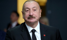 L'Azerbaïdjan a promis des représailles après une frappe de drones iraniens sur son territoire jeudi, faisant craindre que le Caucase soit à son tour entraîné dans la guerre au Moyen-Orient ( AFP / Ludovic MARIN )