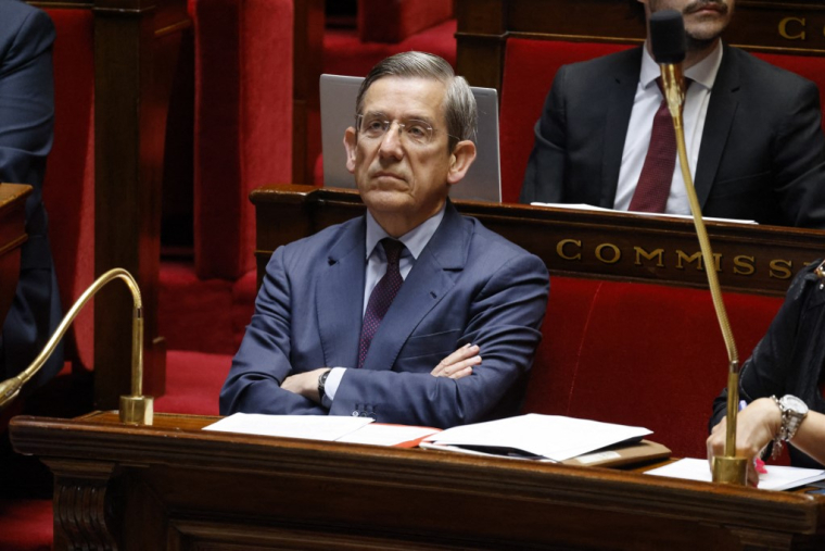 Charles de Courson à Paris, le 8 juin 2023. ( AFP / LUDOVIC MARIN )