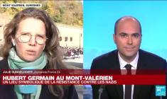 Hubert Germain au Mont-Valérien : une cérémonie dans la plus grande sobriété et en silence