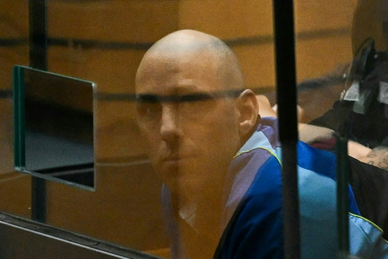 Cédric Jubillar, le 22 septembre 2025, devant la cour d'assises du Tarn, à Albi ( AFP / Lionel BONAVENTURE )