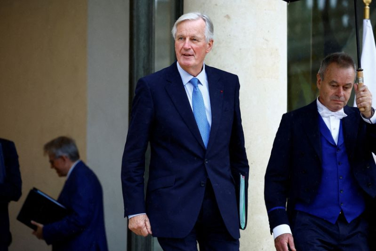 Michel Barnier à l'Élysée