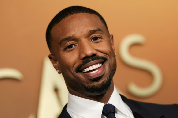 Michael B. Jordan lors des Governors Awards à Los Angeles, le 16 novembre 2025 ( AFP / VALERIE MACON )