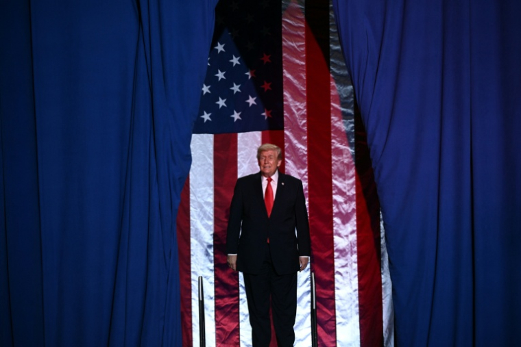 Le président américain Donald Trump à Clive, dans l'Iowa, le 27 janvier 2026 ( AFP / Brendan SMIALOWSKI )