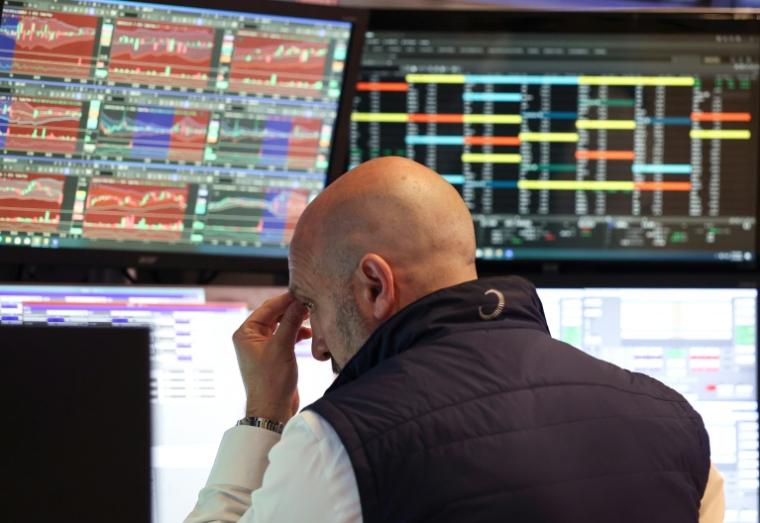 Un opérateur à la Bourse de New York, le 14 mai 2026 ( AFP / TIMOTHY A. CLARY )