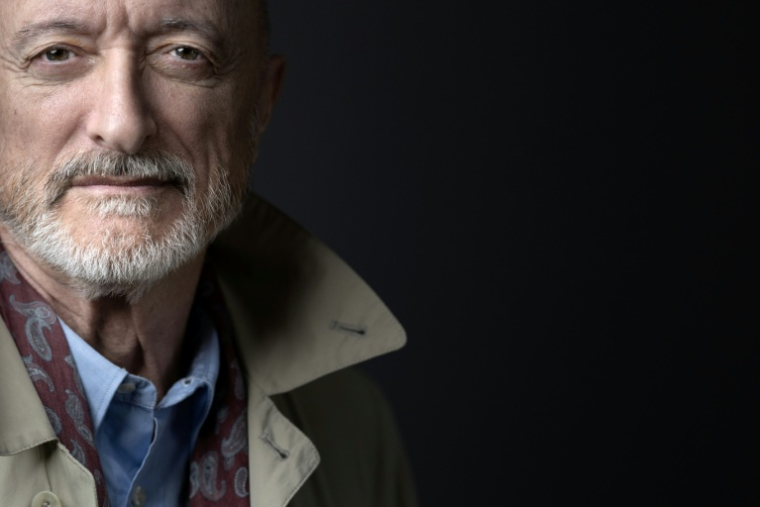 L'écrivain espagnol Arturo Perez-Reverte à Paris le 11 juin 2026 ( AFP / Joel Saget )