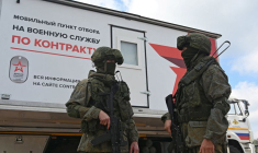 Centre mobile de recrutement pour le service militaire sous contrat à Rostov-sur-le-Don