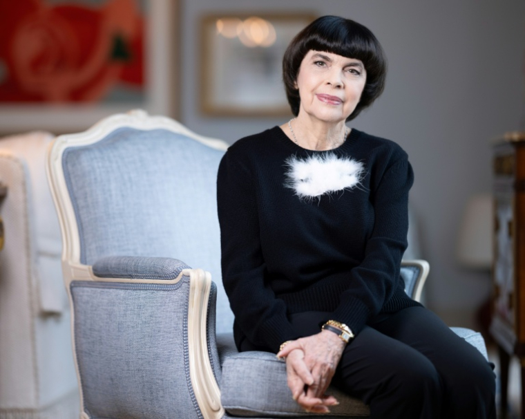 La chanteuse Mireille Mathieu à Paris, le 8 novembre 2023 ( AFP / JOEL SAGET )