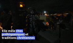 Jour des morts: des Mexicains se rassemblent dans un cimetière d’Oaxaca
