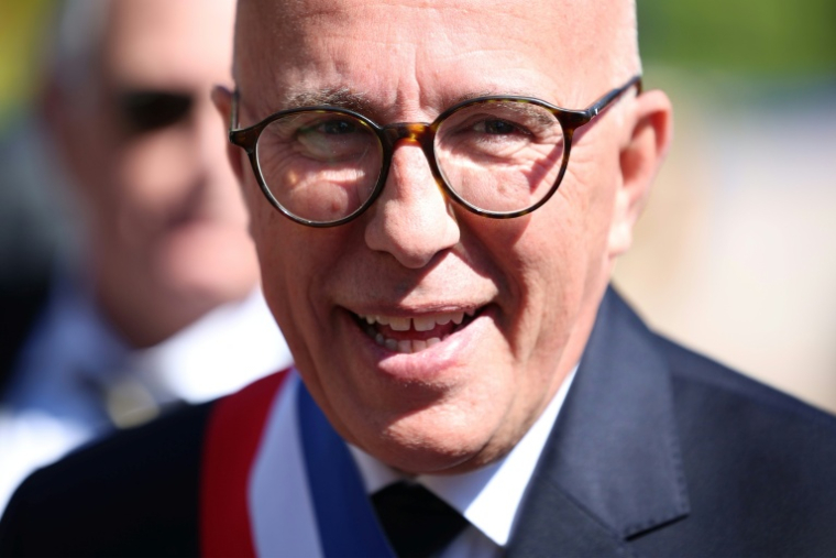 Le député-maire UDR de Nice Eric Ciotti le 27 mars 2026, à Nice ( AFP / Valery HACHE )