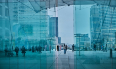 Le quartier d'affaires de La Défense, près de Paris, le 8 novembre 2024 ( AFP / Kiran RIDLEY )