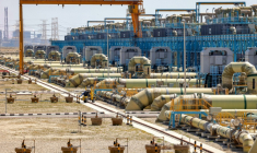 Une usine de dessalement d'eau à Ras al-Khair, le 30 mars 2023 dans l'est de l'Arabie saoudite ( AFP / Fayez Nureldine )