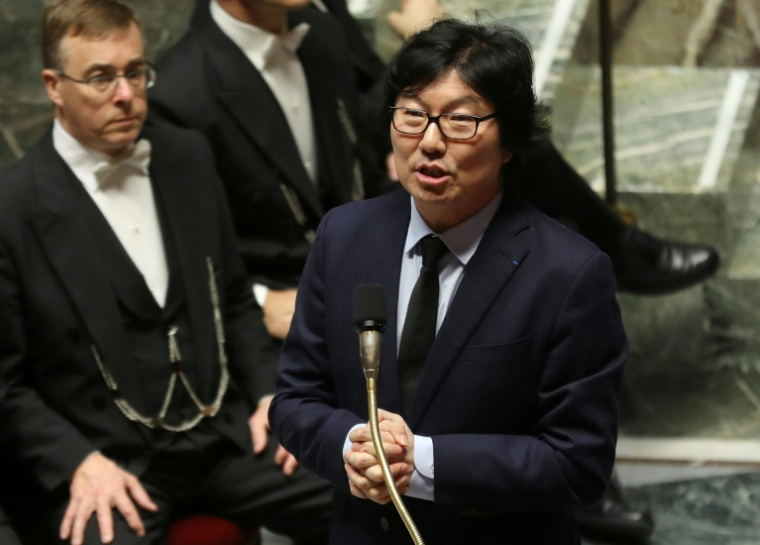 Le secrétaire d'État chargé de la Réforme de l'État et de la Simplification, Jean-Vincent Place, le 21 février 2017, à l'Assemblée nationale, à Paris ( AFP / Jacques DEMARTHON )