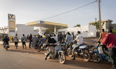 Une station-service à Bamako, au Mali, le 10 décembre 2025. ( AFP / - )