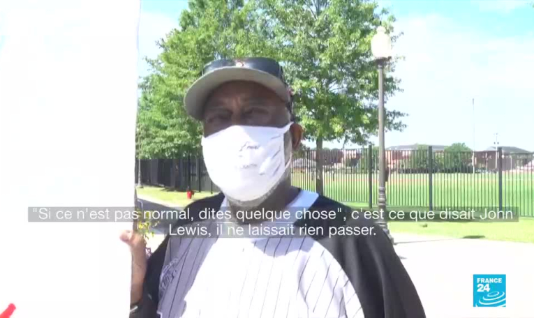 États-Unis : hommage fort en symboles pour le défenseur des droits civiques John Lewis