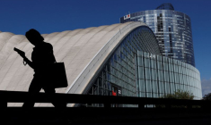 Le quartier financier et d'affaires de La Défense près de Paris