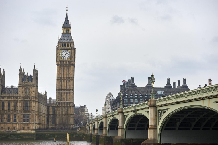 Londres, le 23 mars 2017. ( AFP / NIKLAS HALLE'N )