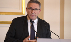 Eric Beranger, le 6 avril 2022, à Paris ( AFP / ERIC PIERMONT )