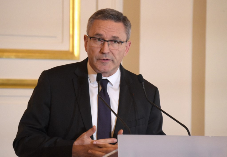 Eric Beranger, le 6 avril 2022, à Paris ( AFP / ERIC PIERMONT )